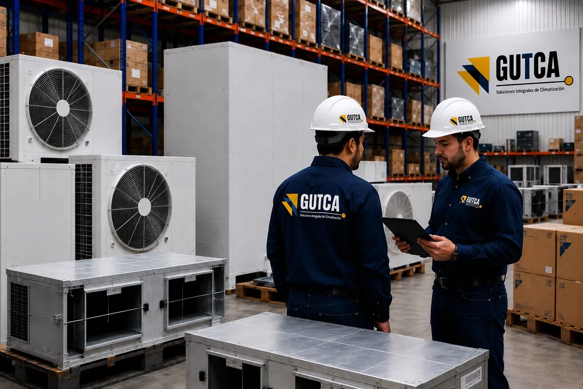 Equipo GUTCA trabajando con soluciones de climatización